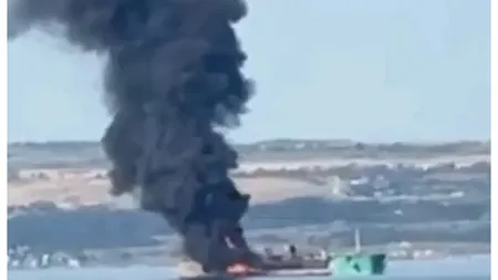 Atacurile cu drone ucrainene obligă Rusia să suspende transportul maritim în Marea Azov