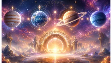 Aliniere planetară rară până în 24 iulie 2026, se formează Coșul lui Barbault. Ce capitol nou deschid pentru zodii giganții astrologiei