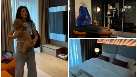 Andreea Bostănică, imagini spectaculoase cu apartamentul din București, pe care vrea să îl închirieze. L-a amenajat ca în Dubai