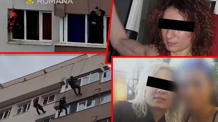 Intervenție ca în filme într-un apartament din București. O antrenoare de fitness și-a ținut iubitul ostatic, mascații au intrat prin balcon pentru a-l salva