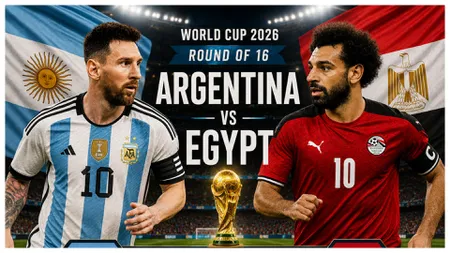 LIVE Antena 1 Argentina - Egipt VIDEO ONLINE la Cupa Mondială 2026. Messi, gata de un nou show, unde vezi meciul în direct la TV