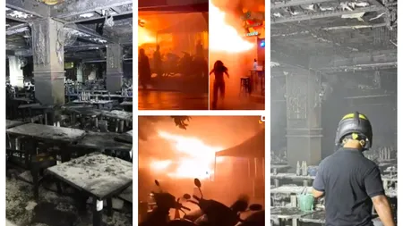 Noi imagini cu incendiul devastator din Bangkok. Ieșirile de urgenţă, blocate de lăzi cu bere şi mobilier