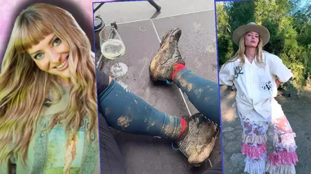 Delia Matache, de nerecunoscut după o cursă nebună prin munți. Cum a fost surprinsă artista la finalul competiției, a alergat peste 34 de kilometri prin noroi: „Vreau să fiu atlet!” FOTO