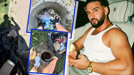 Dorian Popa a mers cu ceas de aur şi pantofi sport de lux la munca în folosul comunităţii: 