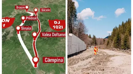 Când vor scăpa șoferii de aglomerația de pe DN1. În ce stadiu se află lucrările la noul drum care va lega Prahova de Brașov
