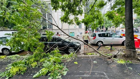Noi alerte de furtună pentru joi în București. Capitala este vizată de cod portocaliu. Când revin ploile și vijeliile