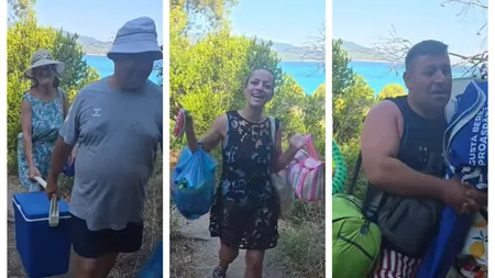 Clipul viral din Grecia: Românii merg cu 
