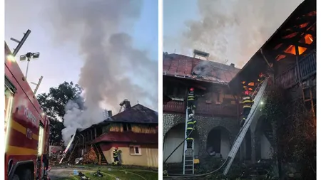Incendiu la o mănăstire din Neamț. Un călugăr a fost găsit carbobizat