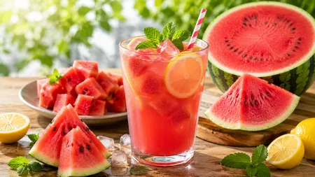 Limonadă cu pepene roșu. Băutura răcoritoare pentru zilele caniculare