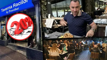 Pescobar luptă cu criza din HoReCa! Afaceristul reduce masiv prețurile din restaurante: 