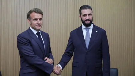 Explozii la Damasc în timpul vizitei președintelui francez Emmanuel Macron