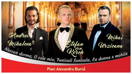 Ediţia 2026 a „DUELULUI TENORILOR”, cu ŞTEFAN von KORCH şi invitaţii,- pe 14 septembrie la Teatrul Naţional – Sala Studio, în deschiderea stagiunii Musical Extravaganza