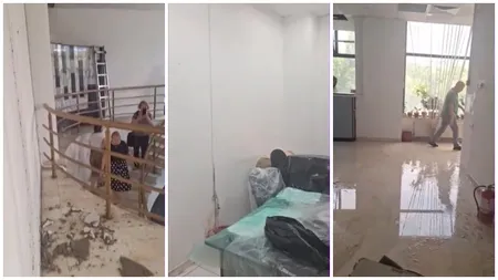 Sediul Trezoreriei Municipiului București a fost inundat în urma furtunii. Dosare, calculatoare și alte echipamente au fost afectate
