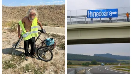 Un bărbat a circulat cu tricicleta, pe contrasens, pe autostrada A1 / 19 apeluri la numărul de urgenţă 112, în 40 de minute