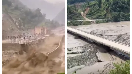 Noi imagini teribile cu viitura din Nepal. Bilanţul morţilor creşte de la o oră la alta