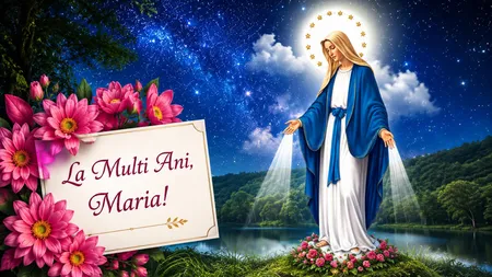Se spune  sau nu ”La mulți ani!” pe 15 august? Ce nume se sărbătoresc de Sf. Maria