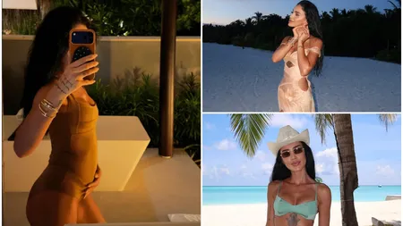 Adelina Pestrițu și-a pus fanii pe jar. Vedeta s-a pozat în Maldive cu mâna pe burtică: 