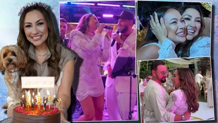 Andra, petrecere fastuoasă la împlinirea celor 40 de ani! Leo de la Roșiori a fost invitat special, iar Vlăduța Lupău a venit la aniversare cu elicopterul