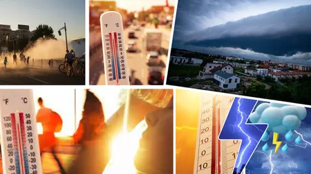 Avertizare meteo. COD GALBEN de caniculă, urmat de furtuni și ploi torențiale. Ce se întâmplă în București