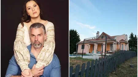 VIDEO EXCLUSIV Cum arată casa în care locuiesc Oksana și Cezar Ionașcu. Vila are piscină, grădină și este amplasată într-o zonă verde și retrasă