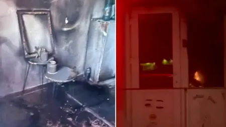Explozie provocată de o mână criminală la un salon de frumusețe din Iași. Deflagrația a fost urmată de un incendiu