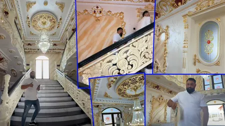 Avem Topkapi și acasă! Suleyman Magnificul ar fi invidios! Familia Blăguță îi face concurență serioasă la capitolul lux și opulență. Imagini fabuloase din interiorul palatului din Hațeg