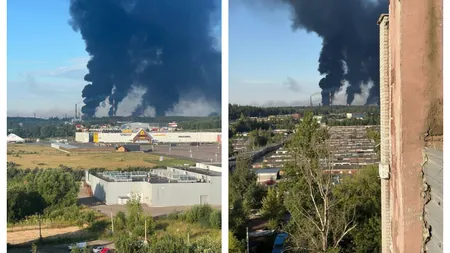Potop de drone peste Rusia. A fost lovită una dintre cele mai mari rafinării VIDEO