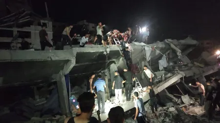 Un bloc cu şase etaje s-a prăbuşit. Cel puţin opt morţi, 15 răniţi şi 60 de dispăruţi VIDEO