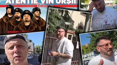 VIDEO! Micutzu și Marian Ceaușescu s-au jucat de-a borfașii pe stradă! Încercarea penibilă de a-și promova show-urile de stand-up cu ajutorul protestatarului rătăcitor care urlă pe stradă la oameni