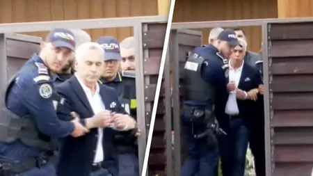 Primele imagini cu Călin Georgescu în cătuşe. Poliţia nu l-a lăsat să ridice mâinile VIDEO