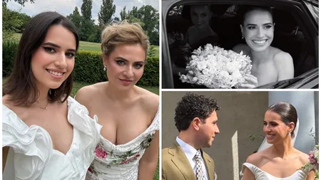 Fiica Adinei Buzatu s-a căsătorit. Sara a strălucit în rochie de mireasă. Primele imagini de la eveniment