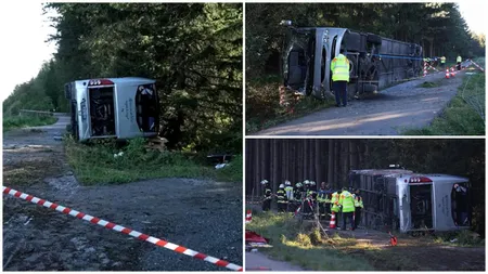 Un autocar cu 50 de turiști s-a răsturnat pe o autostradă din Germania: două persoane au murit, iar alte opt sunt rănite. Se îndreptau spre Oktoberfest