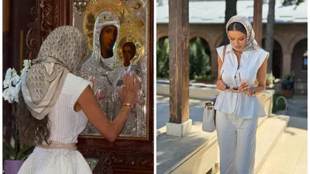 Bianca Drăgușanu a atras toate privirile la biserică! Mesajul transmis de vedetă pe rețelele sociale