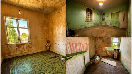 O casă asemănătoare celor din filmele de groază se vinde cu 88.000 de euro. Imagini din interior