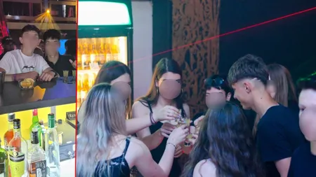Zeci de minori, primiți într-un club dintr-o localitate din Iași! Elevii intră în locație fără buletin și li se oferă alcool