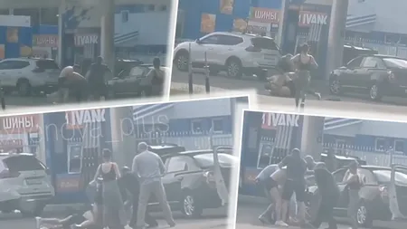 Criza carburanților încinge spiritele în Rusia. Șoferii s-au luat la bătaie într-o benzinărie după ce unul dintre ei a încercat să sară peste rând