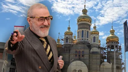 Primul eveniment din biserica ctitorită de Gigi Becali. Nepotul afaceristului și-a botezat fetița în lăcașul de cult cu turle de aur