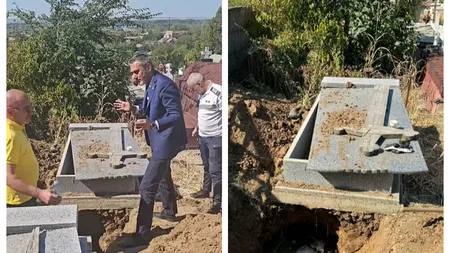 Primarul Mario De Mezzo a descins în cimitir. Descoperirea macabră făcută de gropari