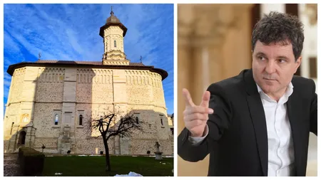 Nicuşor Dan s-a dus la mânăstirea Dragomirna după desemnarea lui Siegfried Mureşan