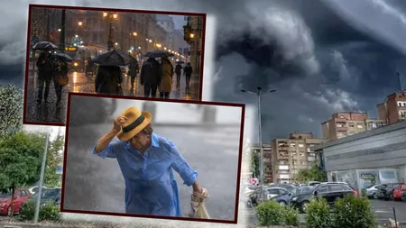 Prognoza meteo specială pentru București. Vremea se răcește accentuat, meteorologii anunță temperaturi de 7 grade, ploi și vânt