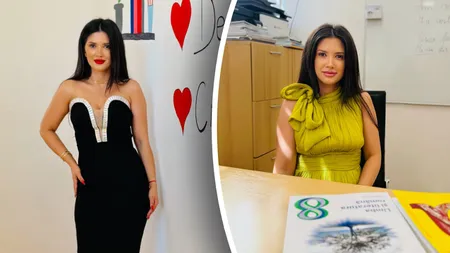 O profesoară de română a făcut parada modei în prima zi de școală. Cum și-a etalat silueta în sala de clasă