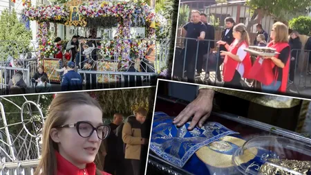 1.500 de voluntari, implicați în organizarea pelerinajului la racla Cuvioasei Parascheva, le oferă pelerinilor mâncare, apă și vorbe bune. Maria (20 de ani) este pentru a treia oară voluntar: 