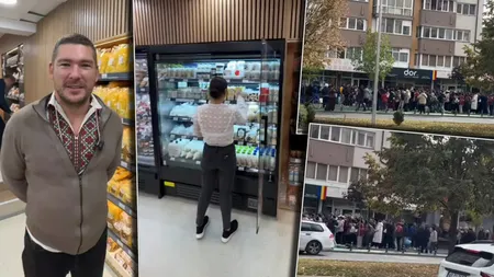 EXCLUSIV Călin Donca a deschis un nou magazin în Alba Iulia. Cum explică afaceristul faptul că sute de oameni au stat la coadă din prima zi: 