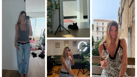 Laura Giurcanu se mută într-un apartament mai cochet. Cum arată dormitorul şi unde şi bea cafeaua vedeta care face naveta între Maroc şi România
