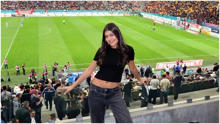 Mayra Dumitrescu, în tribune la victoria lui FCSB cu Oțelul Galați. Ce mărturisire a făcut fiica lui Ilie Dumitrescu: 