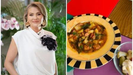 Tocăniță de cartofi cu afumătură ca la mamă acasă. Mirela Vaida a dezvăluit rețeta: 