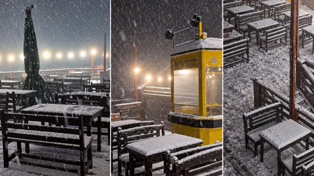 VIDEO Ninge ca în povești la mijlocul lunii octombrie. ANM anunță viscol puternic și ninsori abundente, drumarii au scos plugurile / Cum va fi vremea până pe 16 noiembrie
