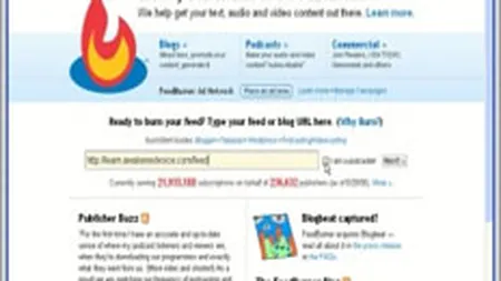 Google va cumpara FeedBurner pentru 100 mil.$
