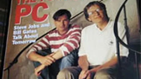 Rivalii Steve Jobs si Bill Gates simultan pe aceeasi scena dupa 10 ani