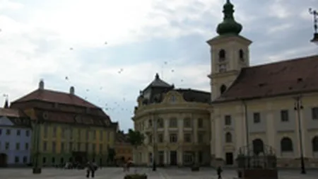 Gradina de 45.000 de euro in Piata Mare din Sibiu